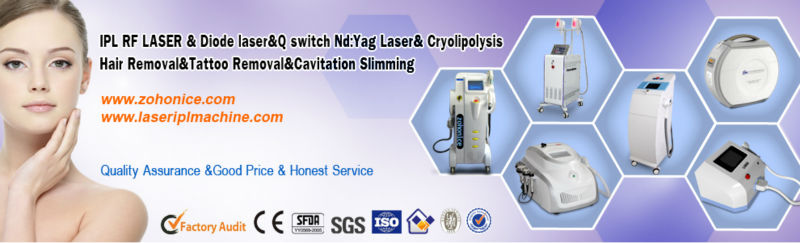 Hair Removal Laser IPL Machine For Beauty Salon With 8.4 Inches Color Touch Screen