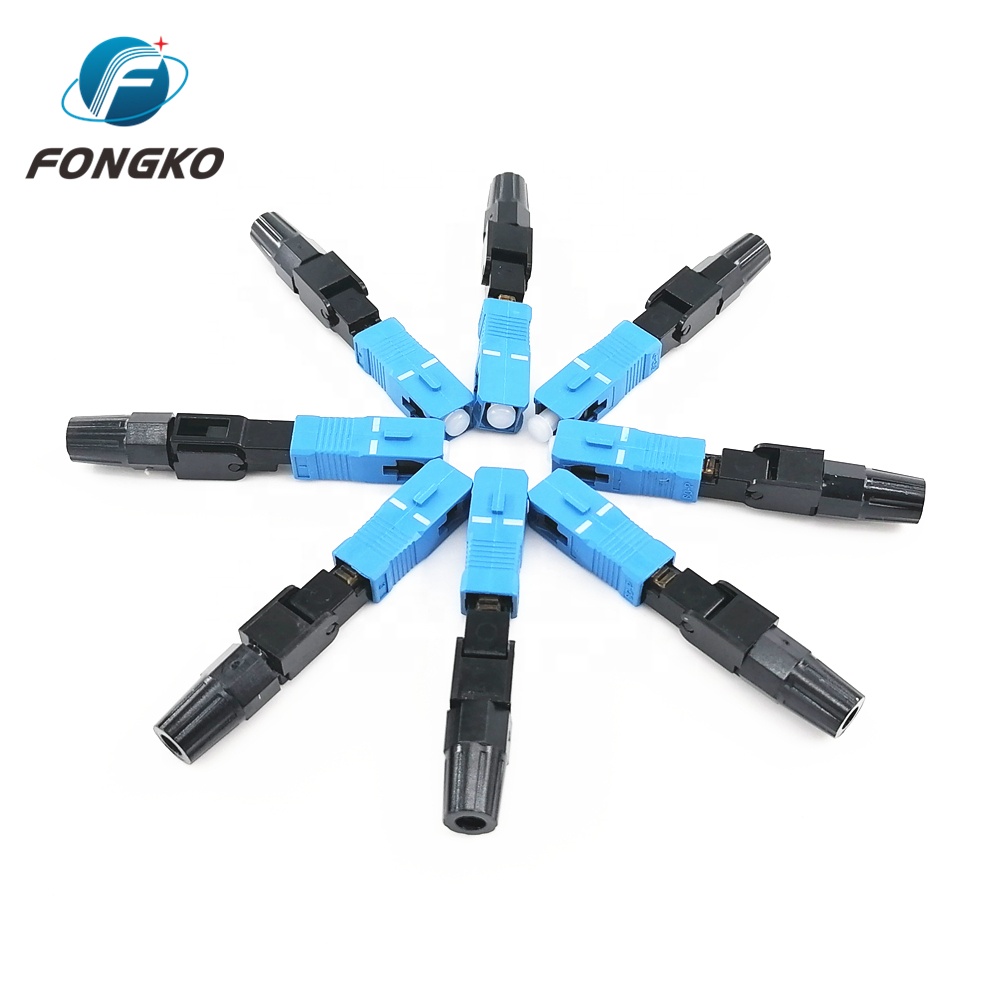 55mm UPC Fast Optical SM Fiber Connector SX Core SC/UPC