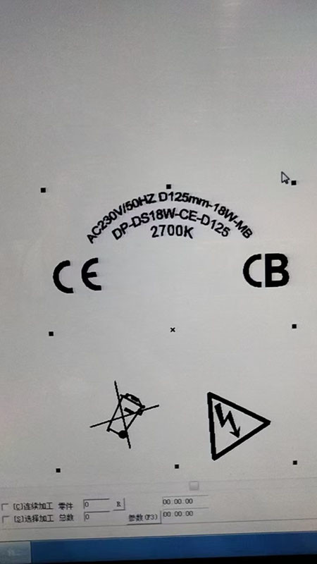 LED ceiling fan light replacement: new products: dia125mm single color 2700K , CE ROHS ERP certification approved