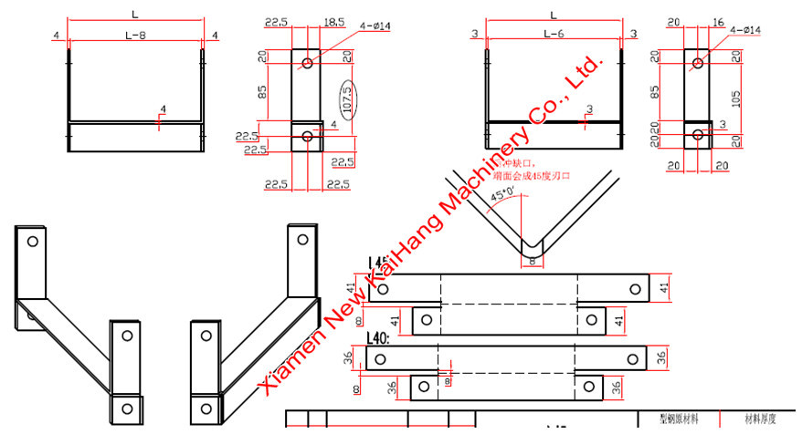 Thickness 4.0mm Steel Angle Profile Purlin Roll Forming Machine