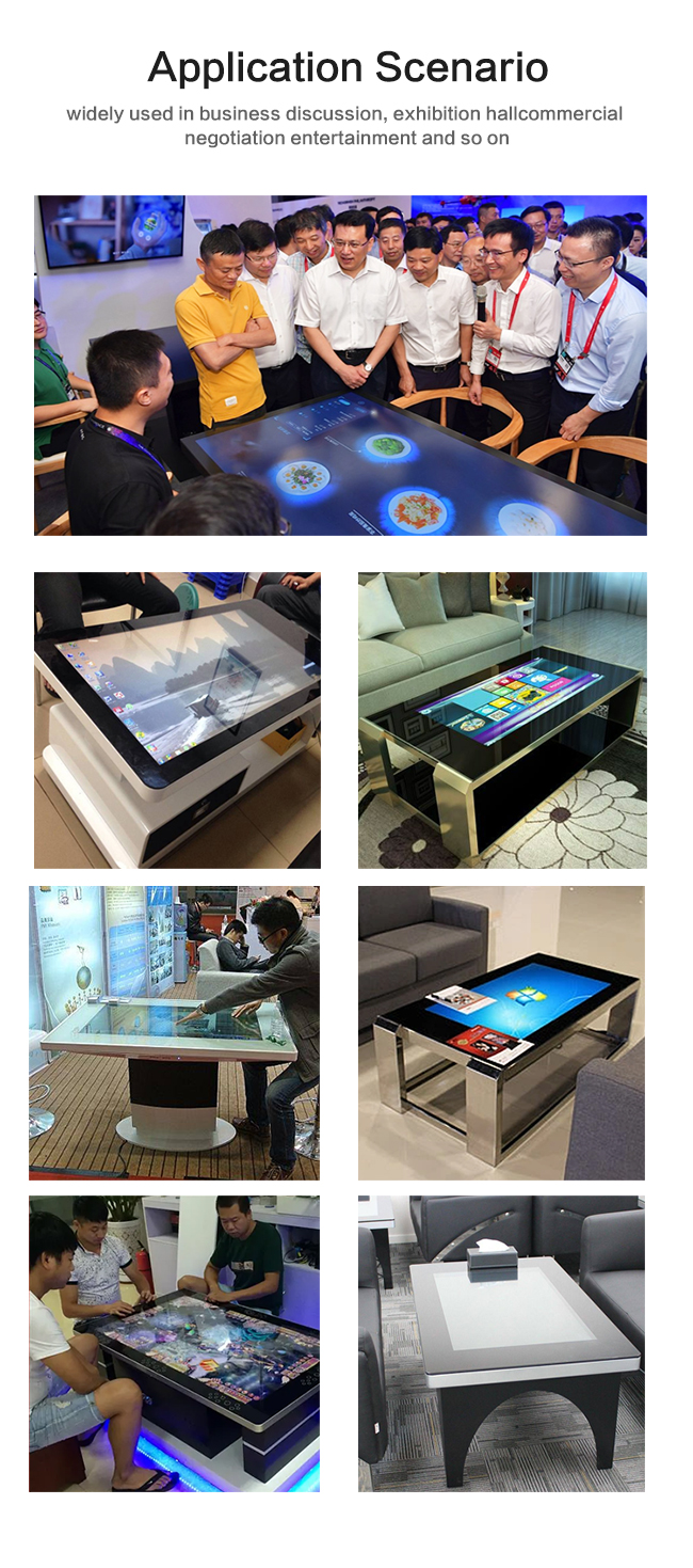 Wholesales 43 inch LCD Screen Smart Display X- shaped Kiosk Interactive Touch Table