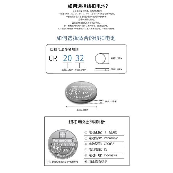 CR2032 battery packaging