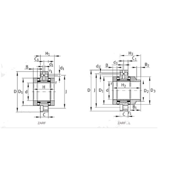 Endurable Combined Needle Roller Thrust Bearings 40mm ID 115mm OD