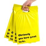 50 Micron-100 Micron PE Biodegradable Poly Mailers With Handle