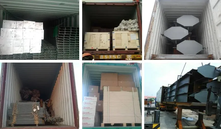 Q235B Q355B Floor Area Multi Span Steel Buildings Factory Expansion Space
