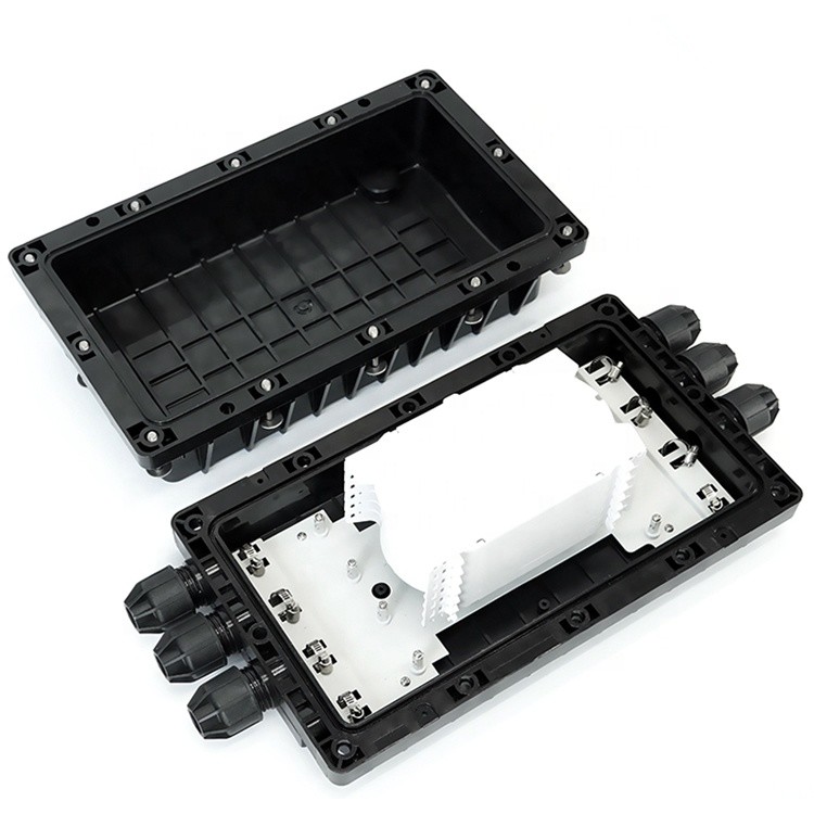 3 In 3 Out Inline IP68 Outdoor Fiber Splice Box Direct Burial