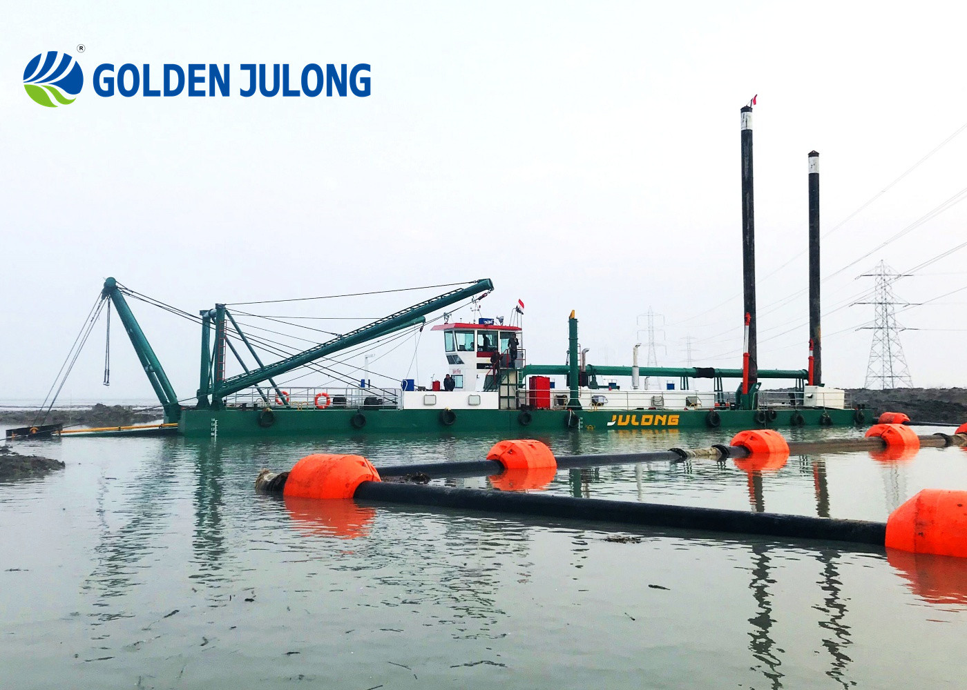 JLCSD650 Large Split Structure Cutter Suction Dredger For Sale Dredging Equipment