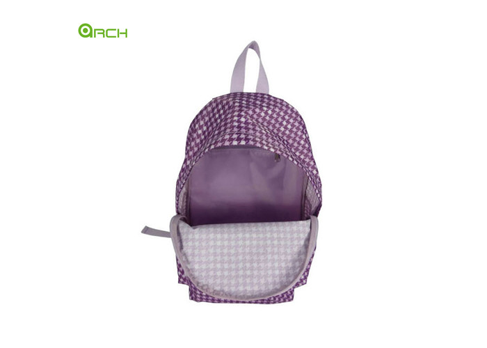 210D polyester with printing Backpack Duffle Travel Luggage Bag