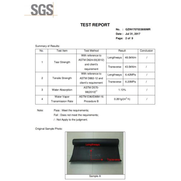 Bondsure® SBS Torch Applied Modified Bituminous Waterproofing Membrane