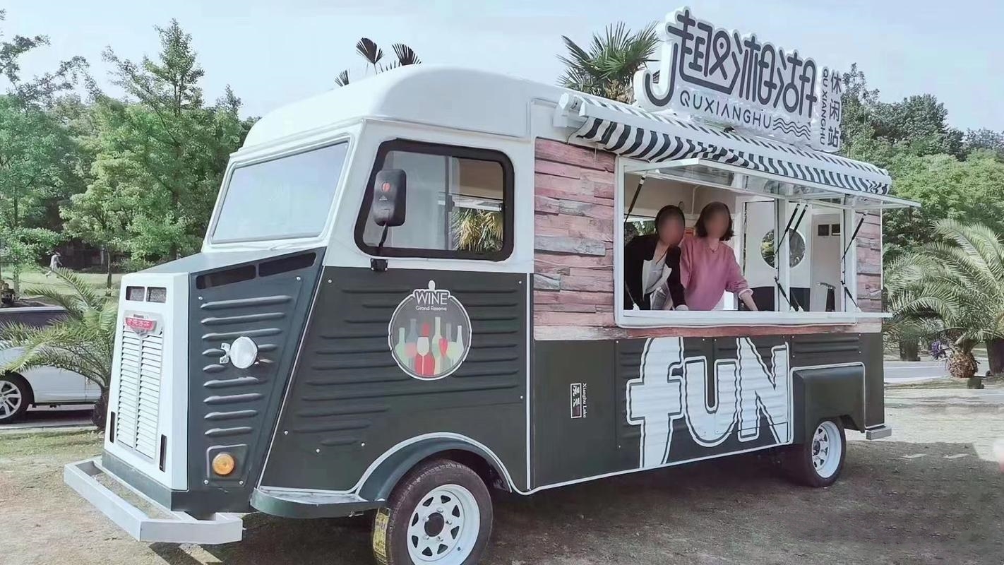 Food Trailer Vintage Mobile Sales of Various Commodities Customized Citroen HY Van