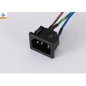 AC Power Custom Cable Assemblies For Machine / Electrical Device
