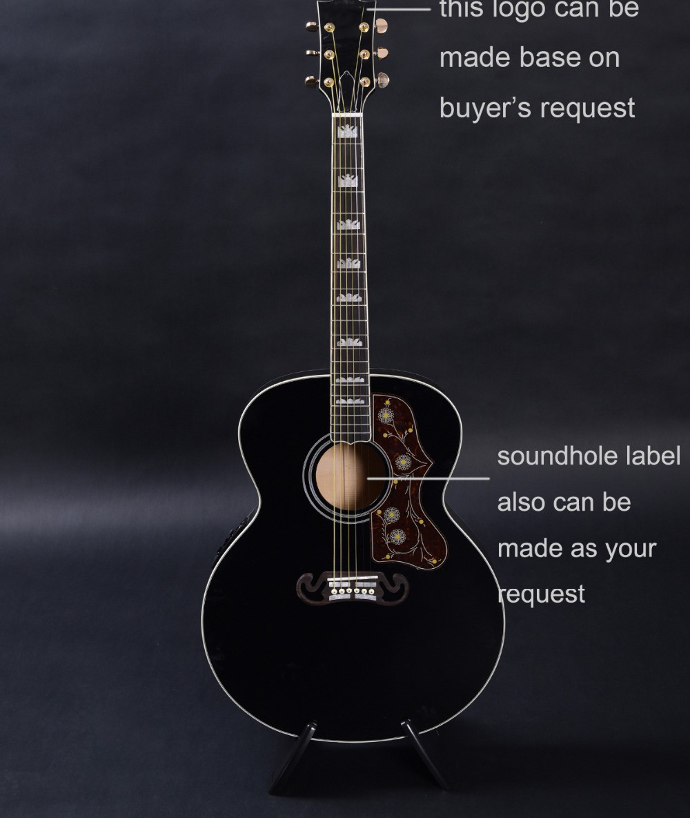 Full solid wood 41 inch acoustic guitar, solid spurce top, solid mahogany back and side Acoustic Guitar