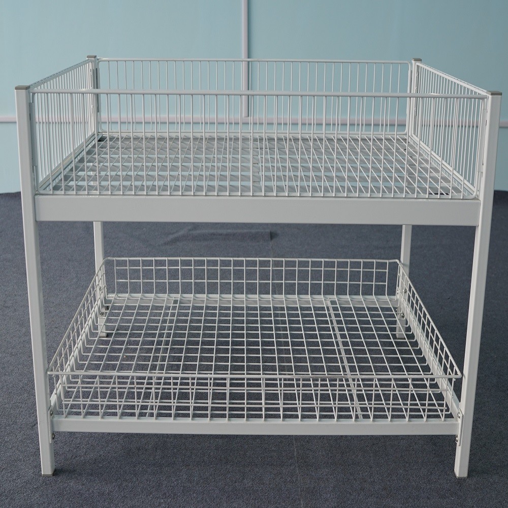 Quality Tiered Basket Display Large Capacity , Food Display Baskets 150KG for sale