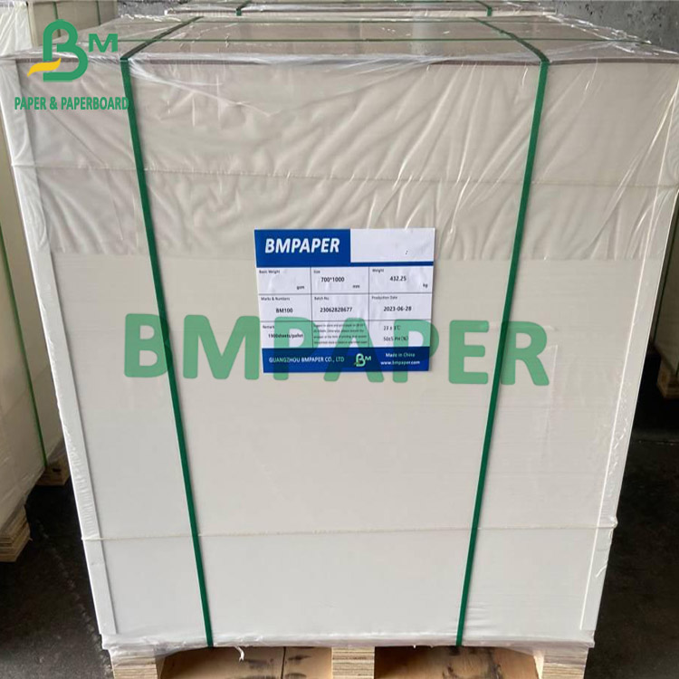 50gsm 53gsm White Offset Paper Uncoated Text Paper Sheet Palletized