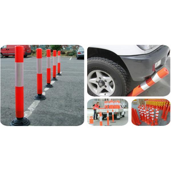 750mm Unbreakable PE Road Safety Traffic Post Spring Post Delineator