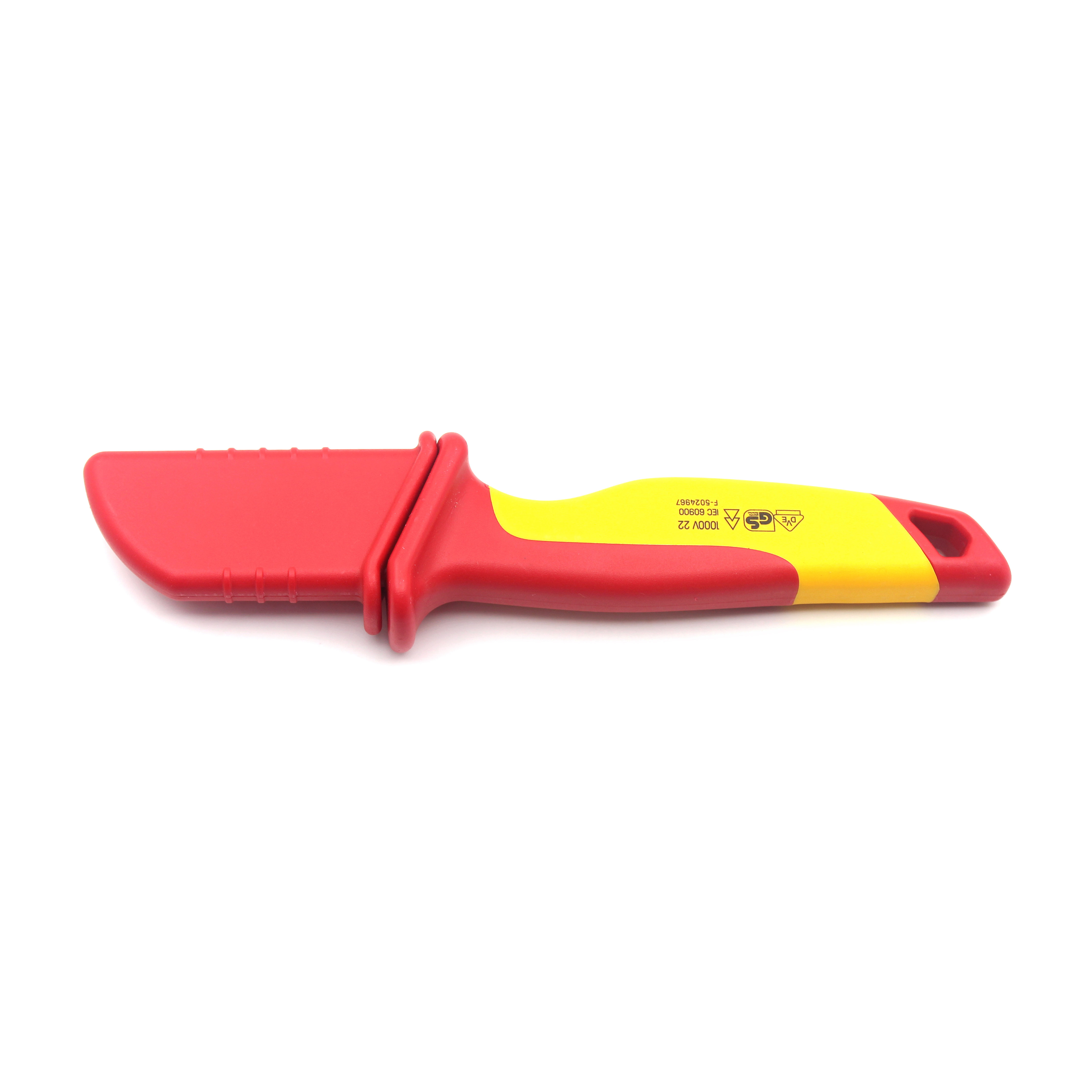 Say Goodbye to Tedious Stripping with the Red/Yellow Multi-function Electrical Knife