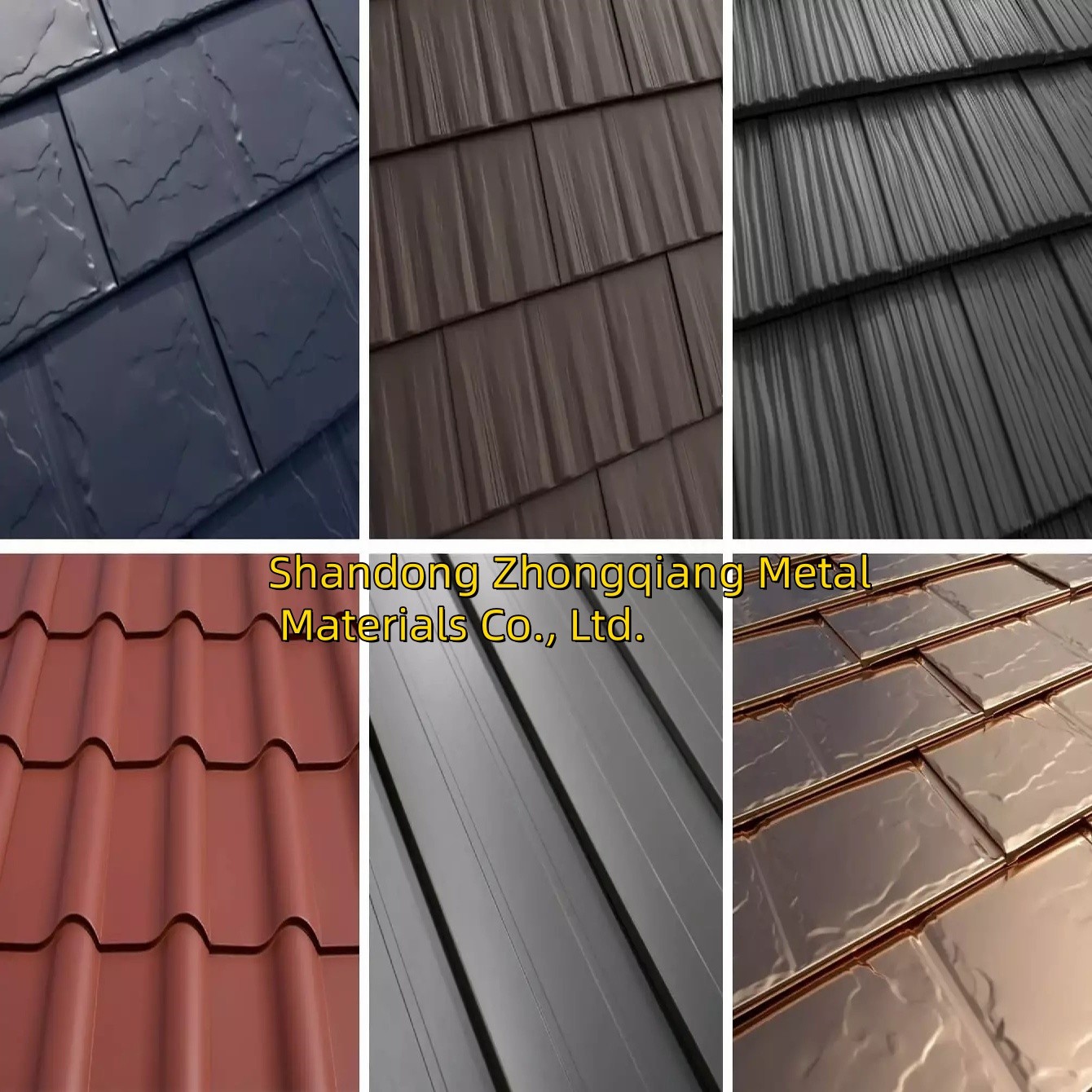 Customizable Aluminum Roofing Tiles 99.5% Pure Aluminum Alloy Tiles Lightweight