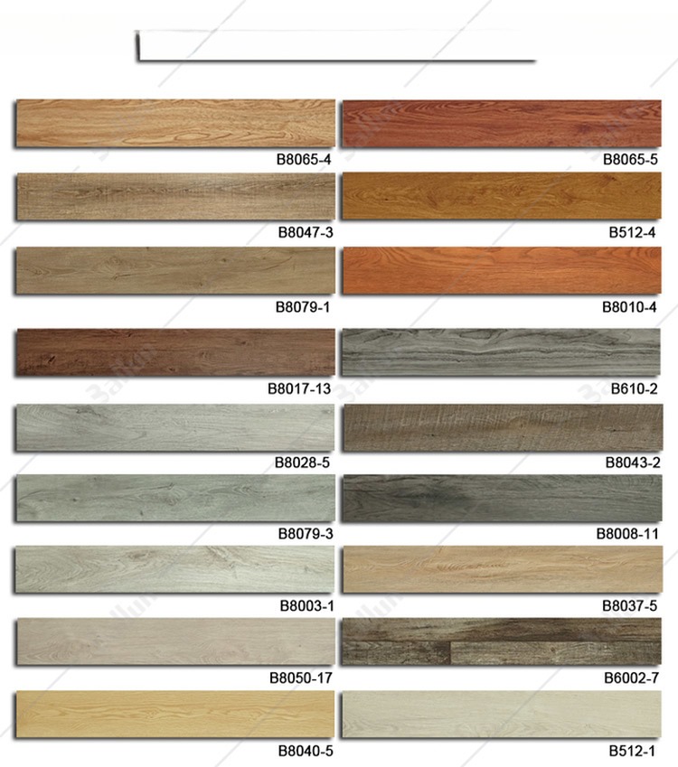 0.5mm Wear Layer SPC Wood Veneer LVT Flooring in Modern Design with Huge Color Options