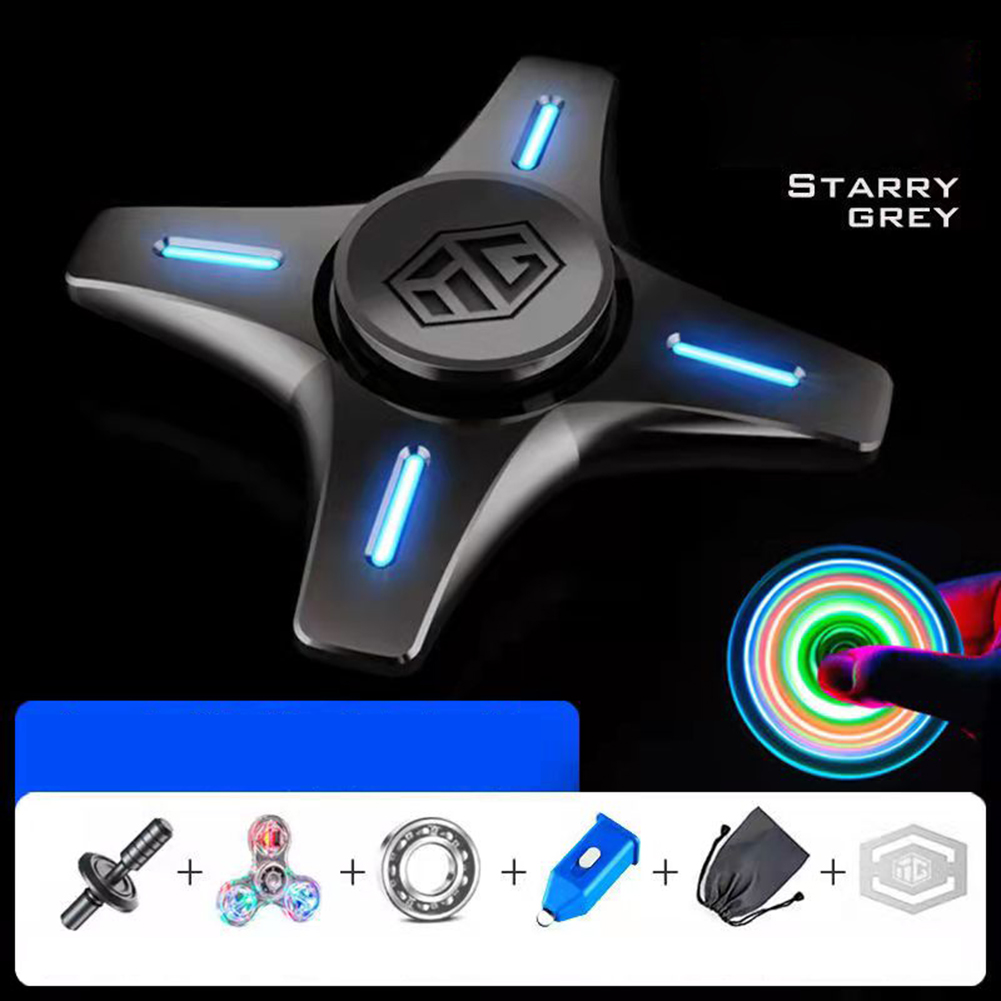 Stress Relief Metal Fidget Spinner Toy Hand Spinner for Killing Time and Anxiety