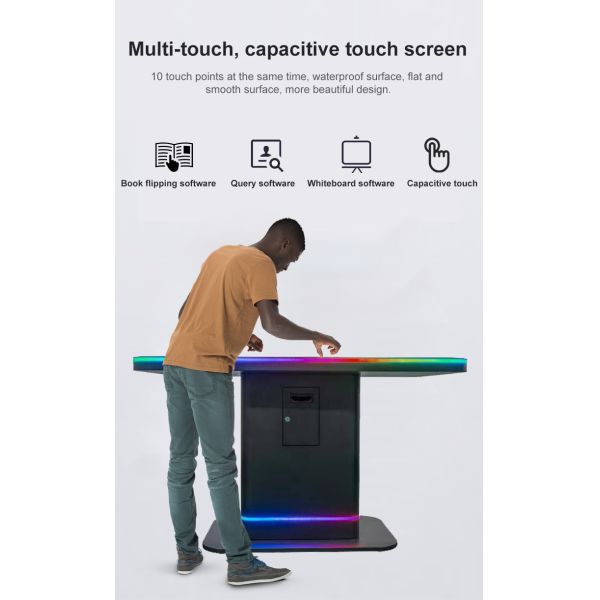43 Inch Lcd Interactive Restaurant Smart Home Products Touch Screen Multi-function Table Computer
