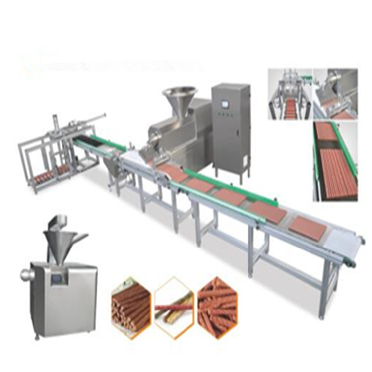 Auto Meat Strips Dog Treats Processing Line