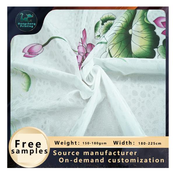 Good Elasticity universal Polyester Warp Knit Fabric 65gsm-95gsm