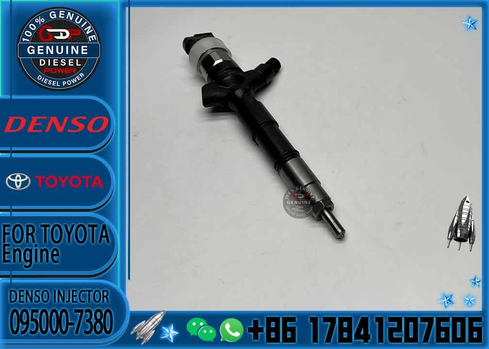 Common Rail diesel fuel Injector 23670-30240 095000-7380 for Diesel engine