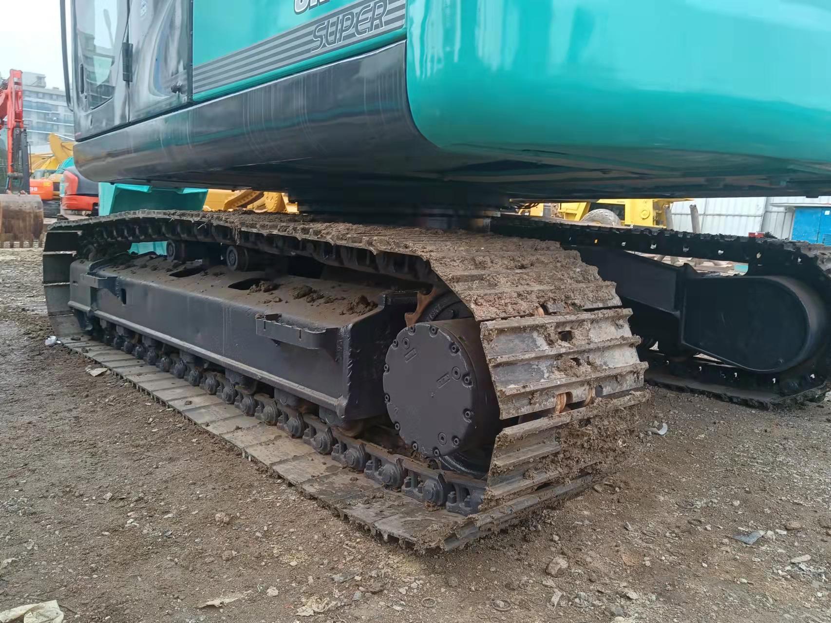 Low Hours Blue Custom Kobelco Excavator 14 Ton 0.57m3 Bucket Capacity