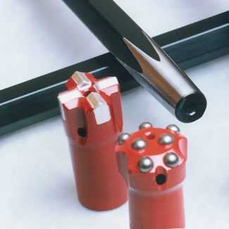 Durable Steel Tapered Drill Rod Rock Drilling Rod For Mining Quarrying API Certification