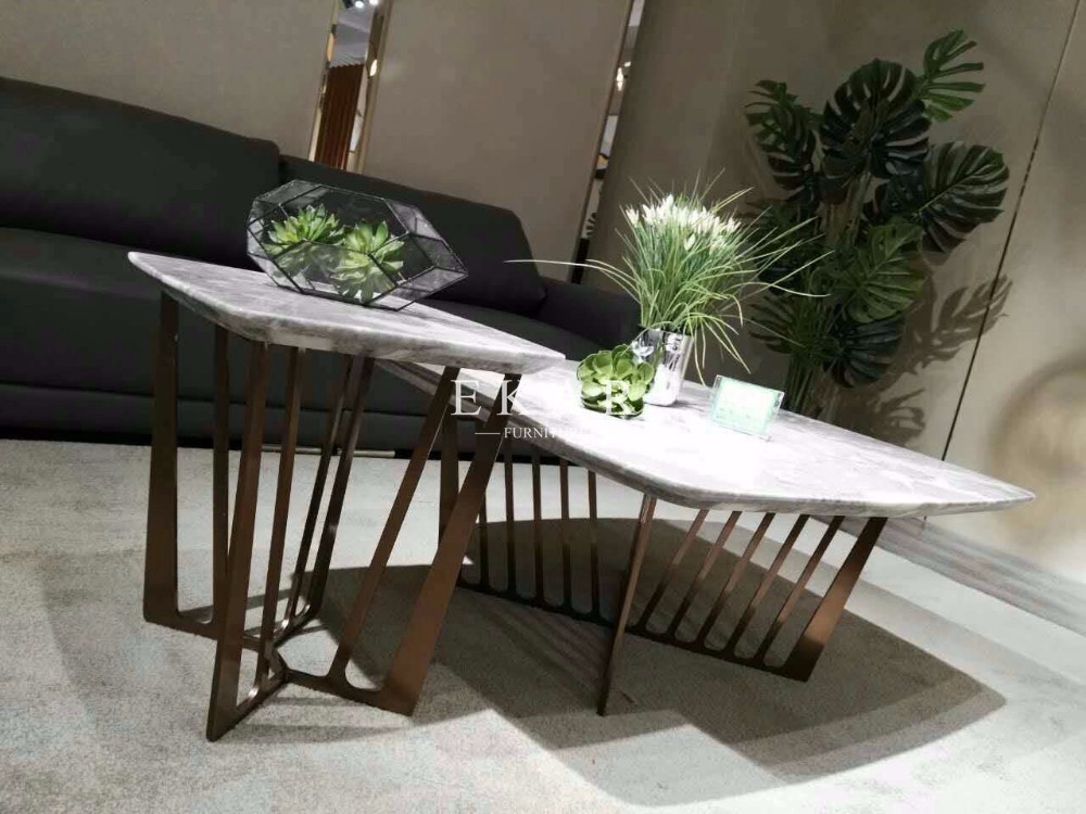2018 New Design Simple Style Modern Marble Coffee Table ZZ-ZC1719