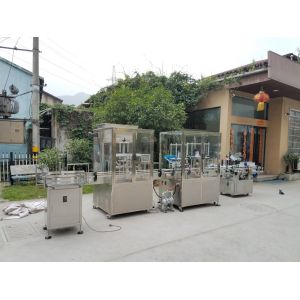 Quality Sammipack Automatic Bottle Filling Capping Labeling Production Line for sale