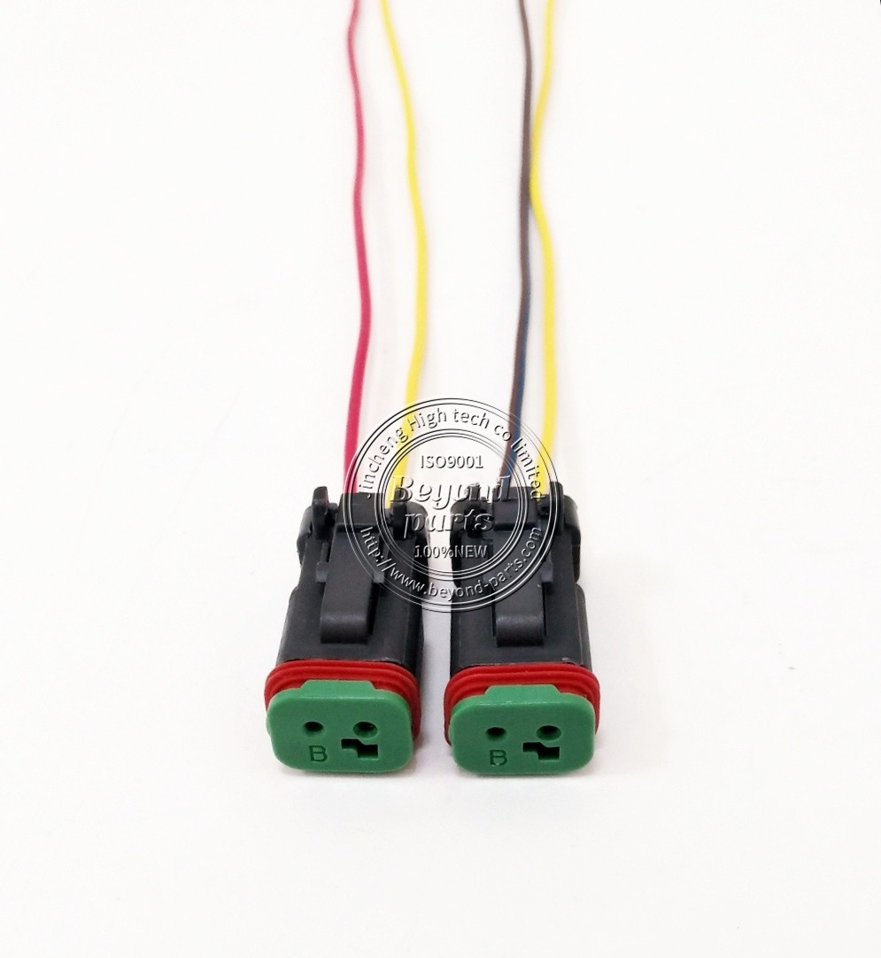 catererpillar 320C Excavator Parts Solenoid Valve Plug Socket Connector