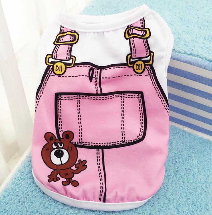Printing Dog T-Shirt Fashion Cute Patterns Tees Pet Clothes