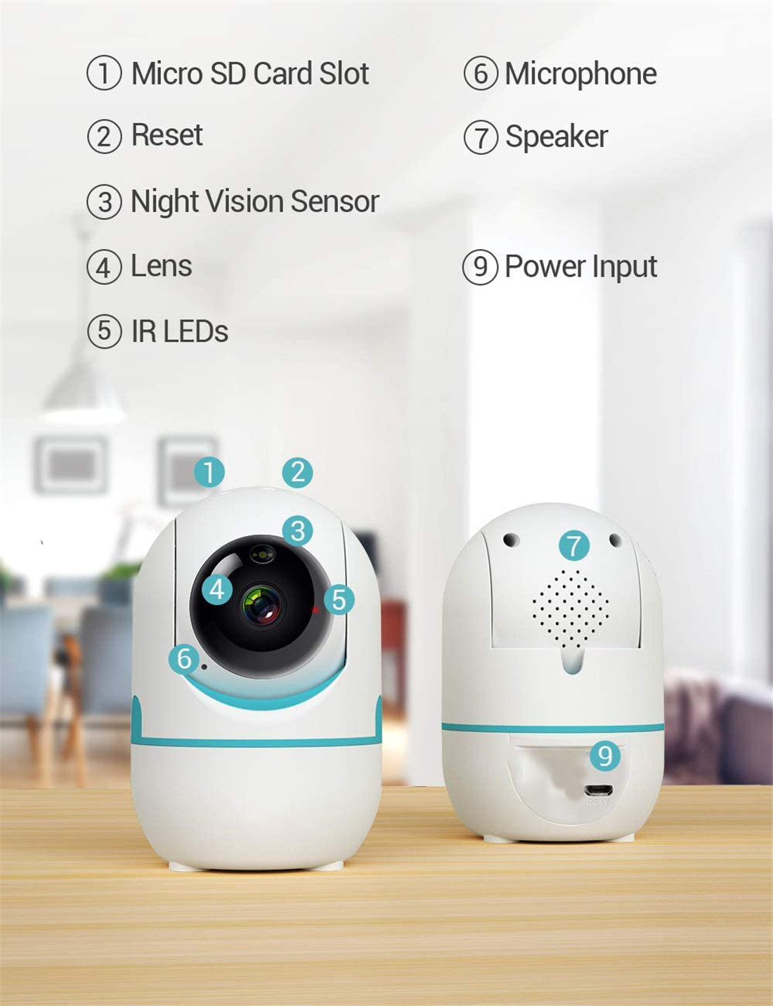 Smart Pan/Tilt Camera(SC-I20)