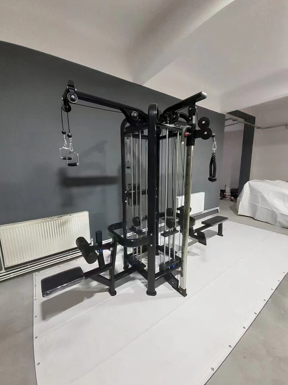 Commercial Gym Equipment Indoor Back Shoulder Exercise 4-Station Mutli Function Station