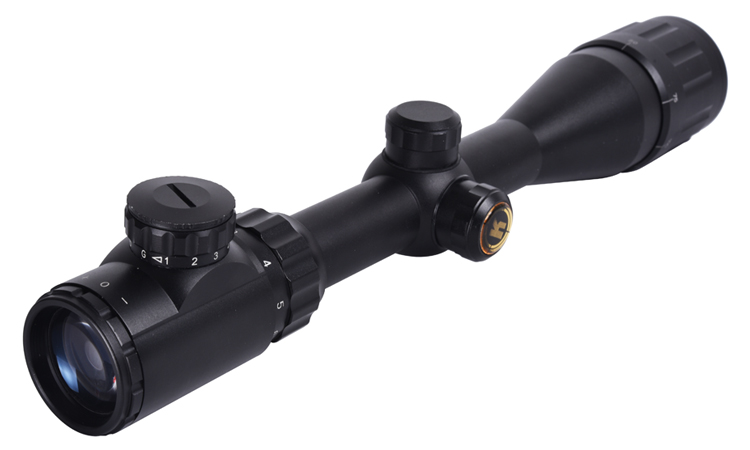 Outdoor Shooting 3-9x40 Scope with RGB Illuminated Sight and 40mm Objective Lens