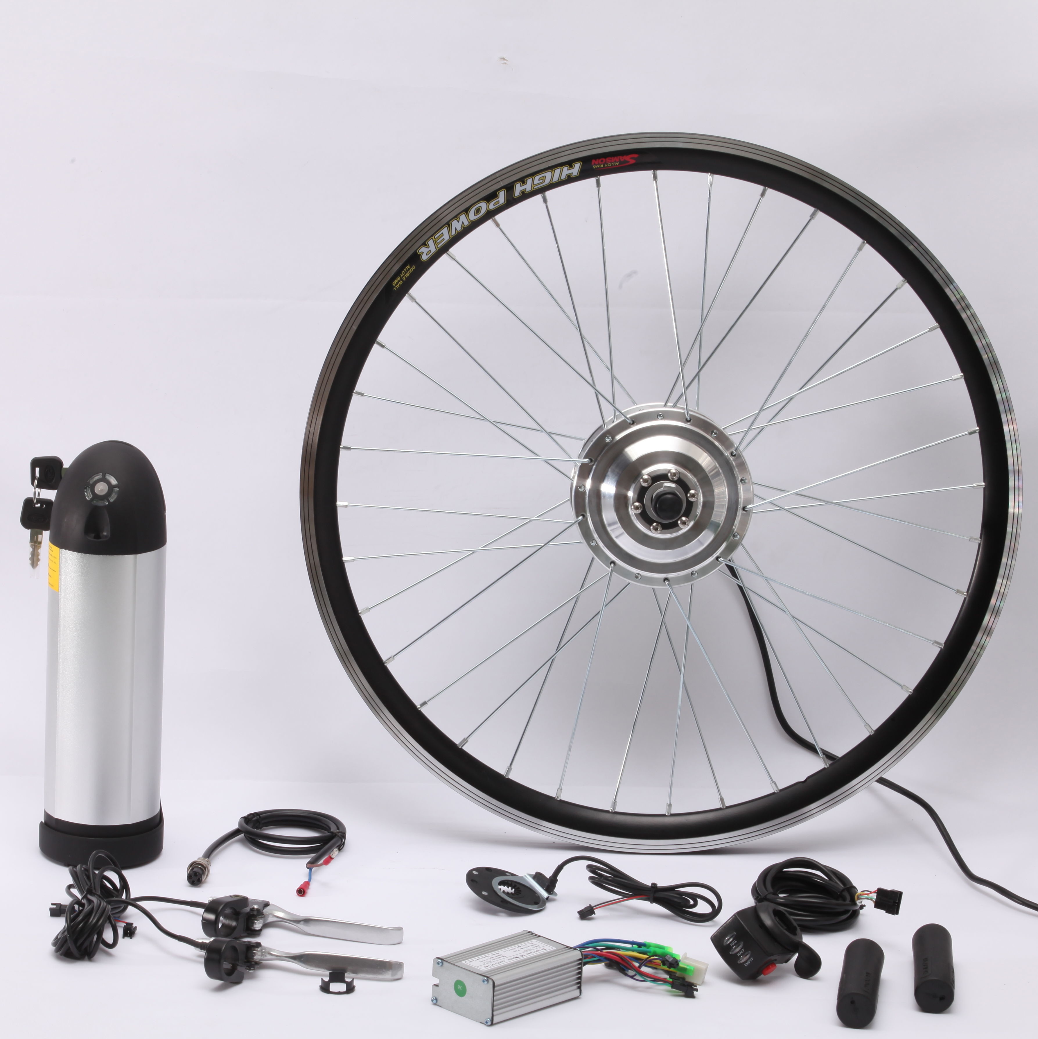 Hot selling 36v 48v 250w 350w electric bicycle conversion kit Ebike kit with sine wave controller