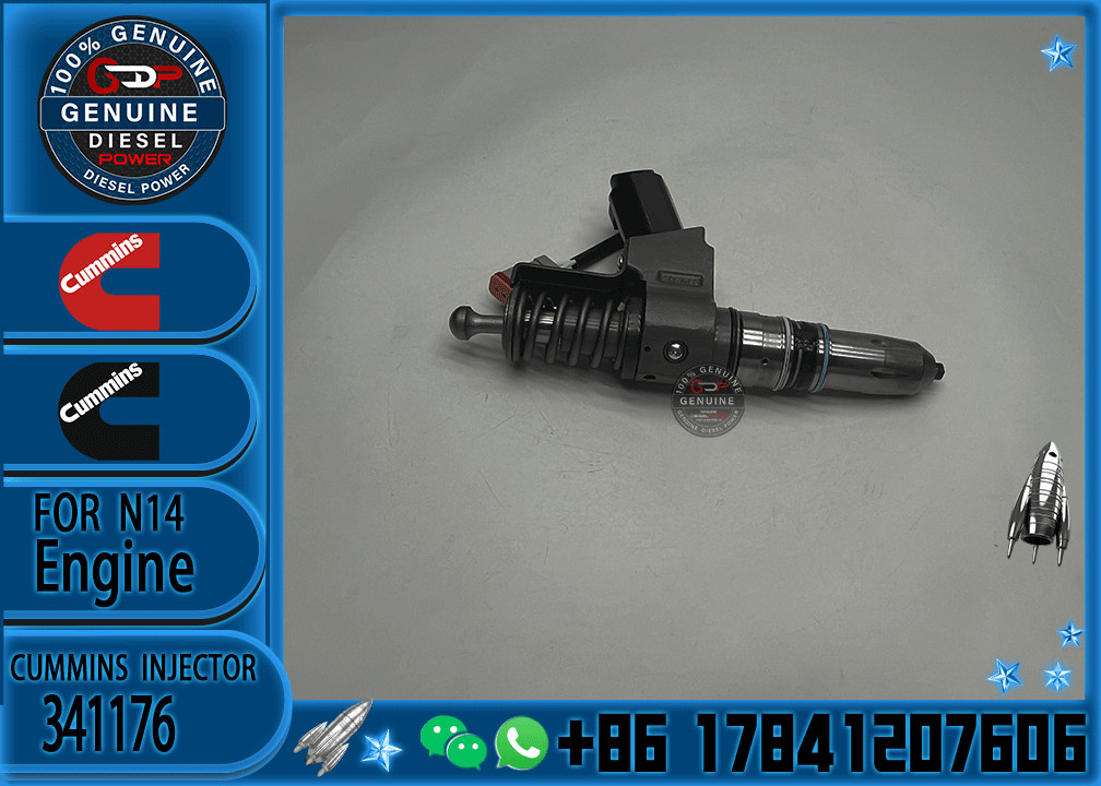 Common Rail Fuel Injector 3407776 3087807 3411385 341176 3409975 For Cummins QSN14 N14 Engine