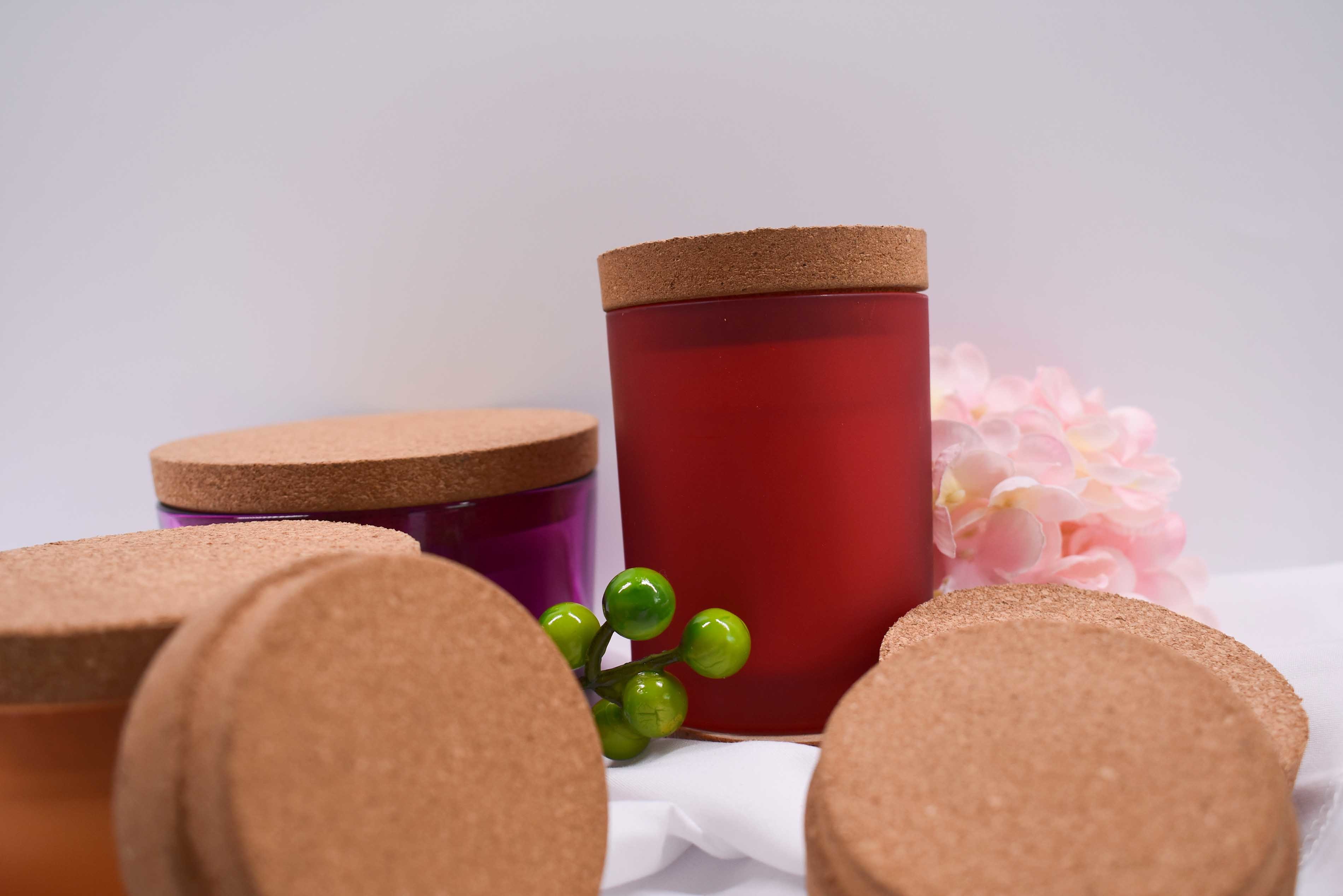 Premium Quality OEM Glass Candle Jar Cork Stopper Tightly Airtightness