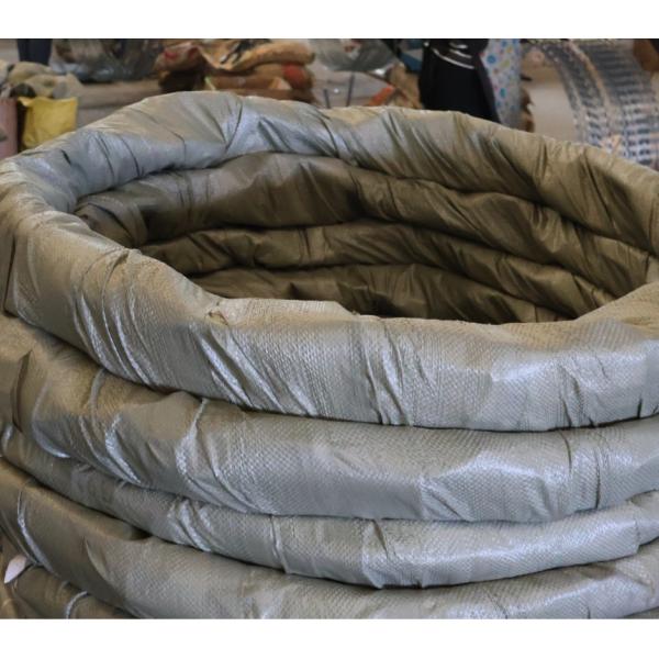 Galvanized 550mm 600mm Flat Security Fencing Razor Wire Concertina Barbed Wire Fencing