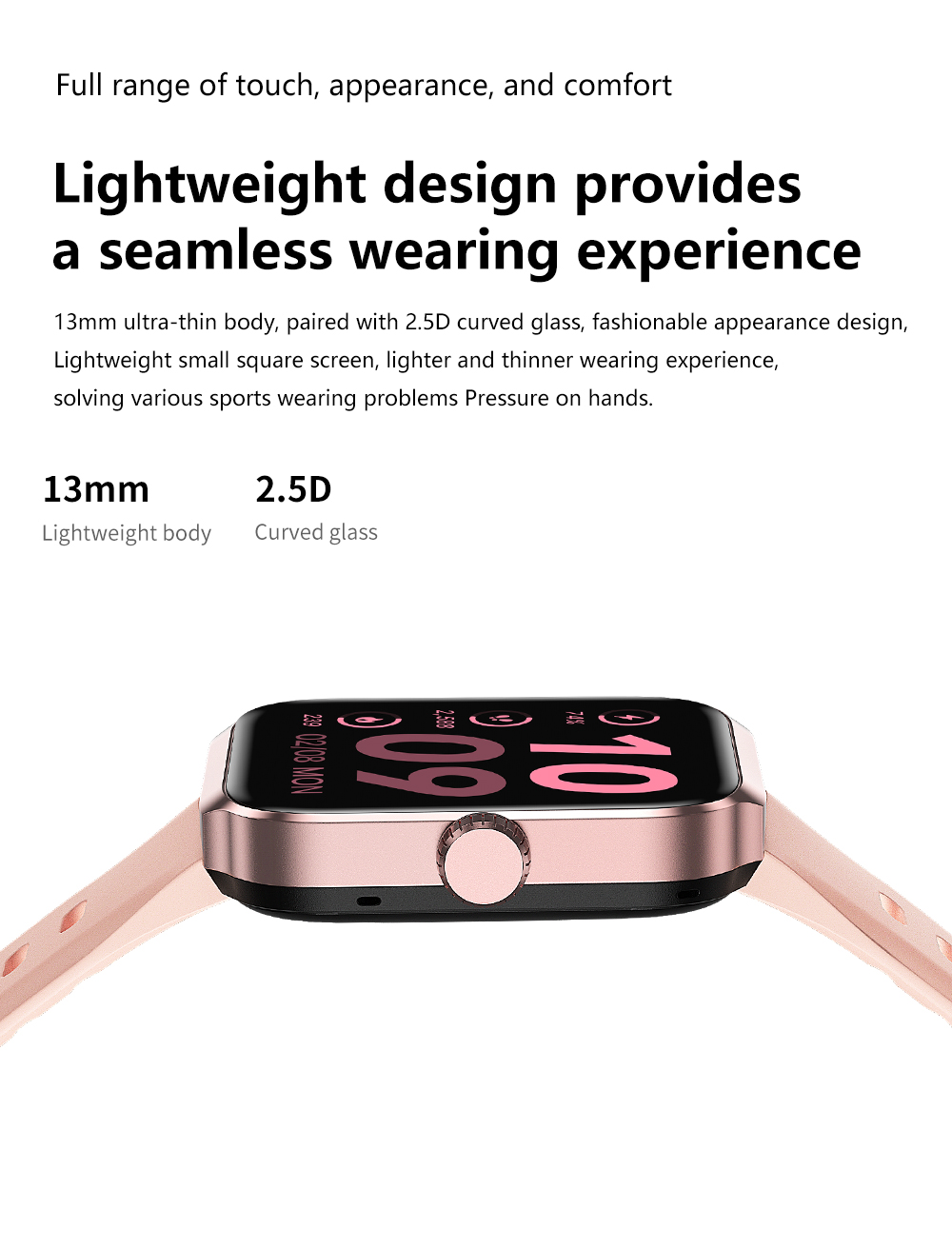 NX22 GPS Smartwatch with AMOLED Display & Heart Rate Monitor for Men and Women