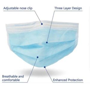 Adjustable Disposable Earloop Face Mask