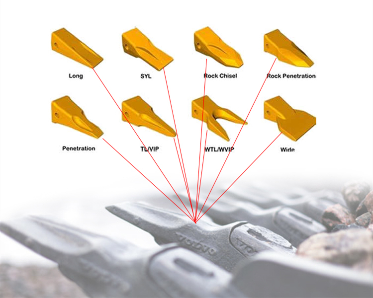 Alloy Steel Mini Excavator Frost Tooth Excavator Bucket Teeth