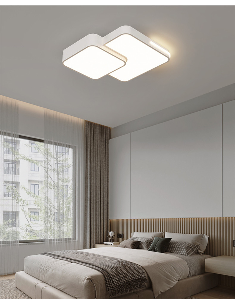 "Modern Minimalist Atmosphere Living Room Lamp Home led square ceiling lamp(WH-MA-214) "
