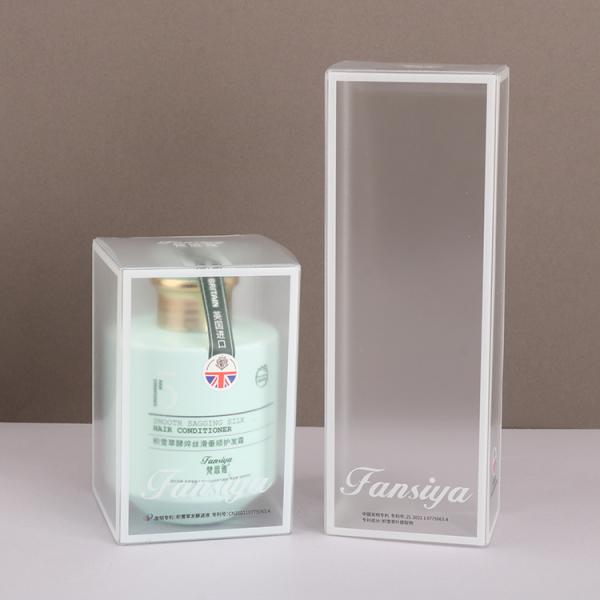 High Quality Custom Cosmetic Skin Care PP Folding Box Packaging Frosted Transparent Plastic Box