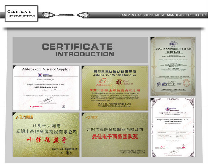 galvanized PVC Coated Wire Rope For Aquaculture 1570-1960MPA Tensile Strength
