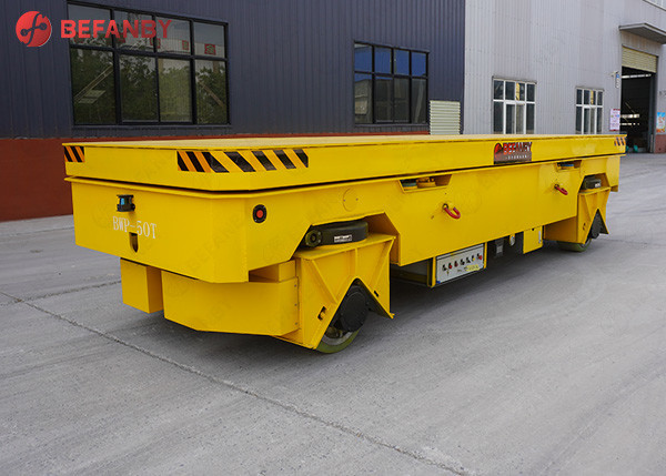 20 Ton Magnetic Navigation Electrical Trackless Transfer Vehicle