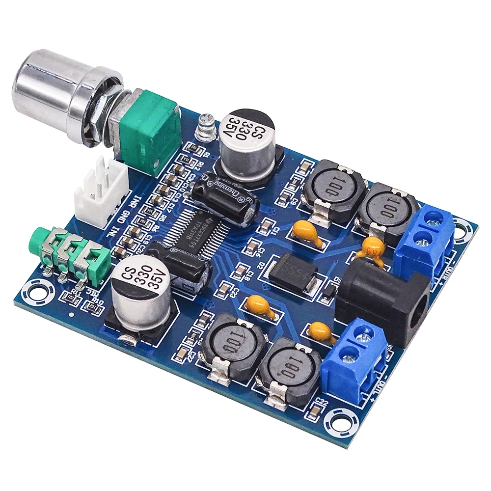 DC12-28V Audio Power Amplifier Board Dual Channel 45W*2 Stereo Linear XH-M312 Digital HD Edition