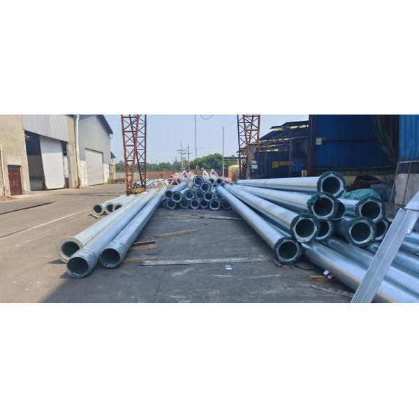 Customized Galvanized Single Tube Telecommunication Antenna Wifi Monopole