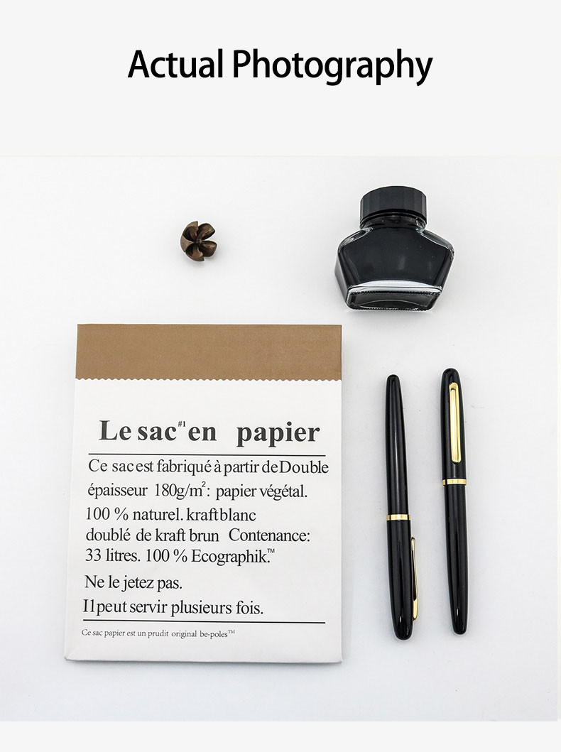 Black Creative Stationery Soft Tip Calligraphy Brush Pen Signature Pen For Gift